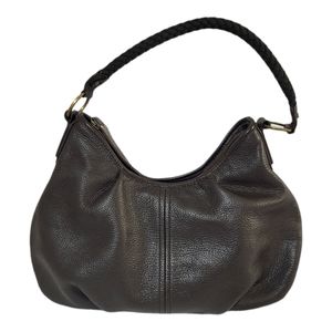 Talbots dark brown hobo handbag